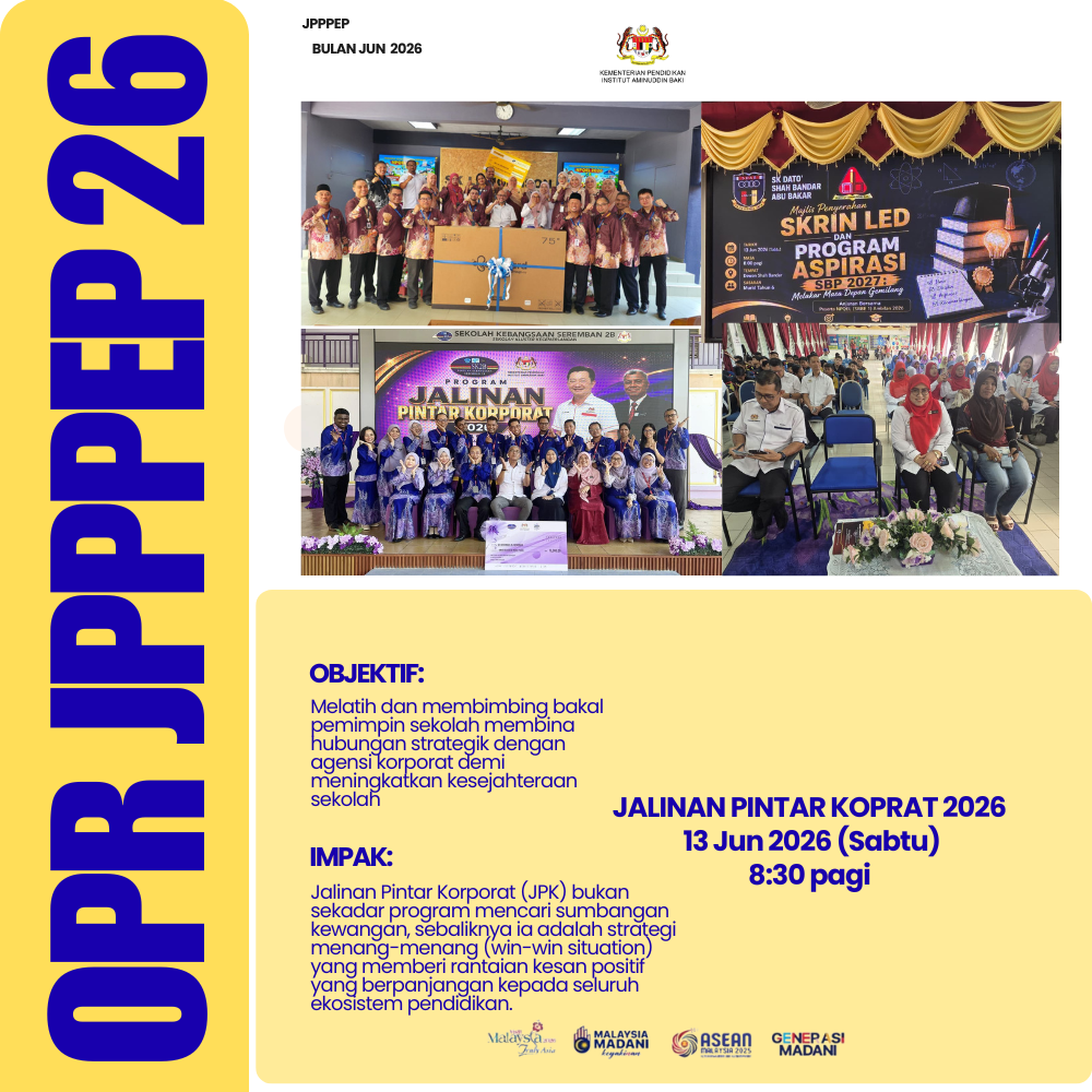 1 OPR Jalinan Pintar Korporat NPQEL 2026 13 Jun 2026