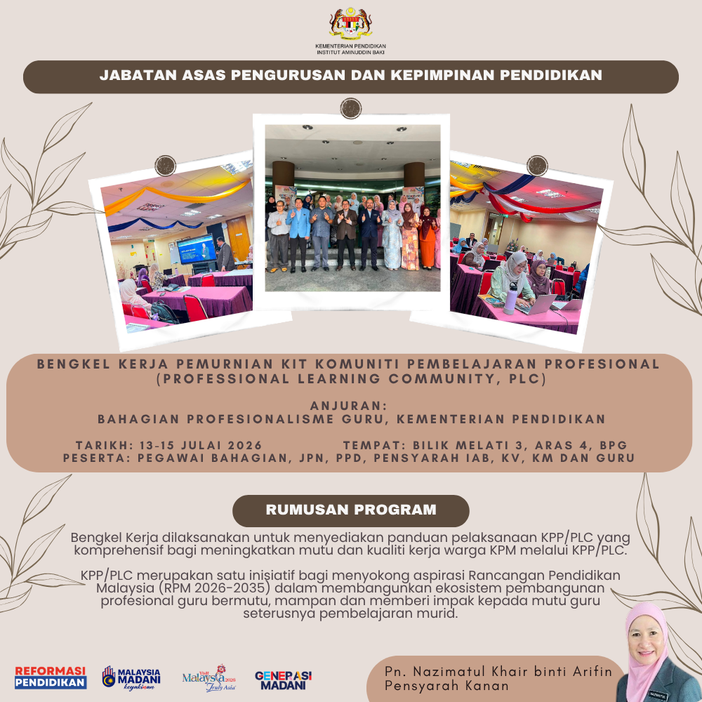 13 15 JUL OPR PEMURNIAN KIT KOMUNITI PEMBELAJARAN PROFESIONAL PLC 2026