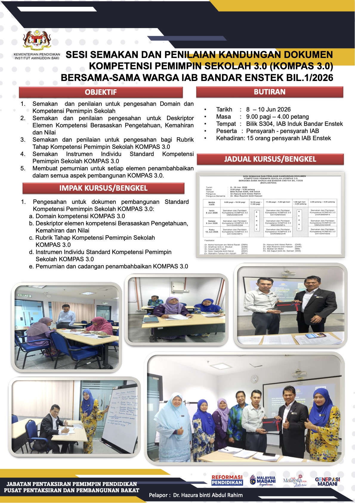 10 JUN OPR BENGKEL SEMAKAN DOKUMEN KOMPAS 3