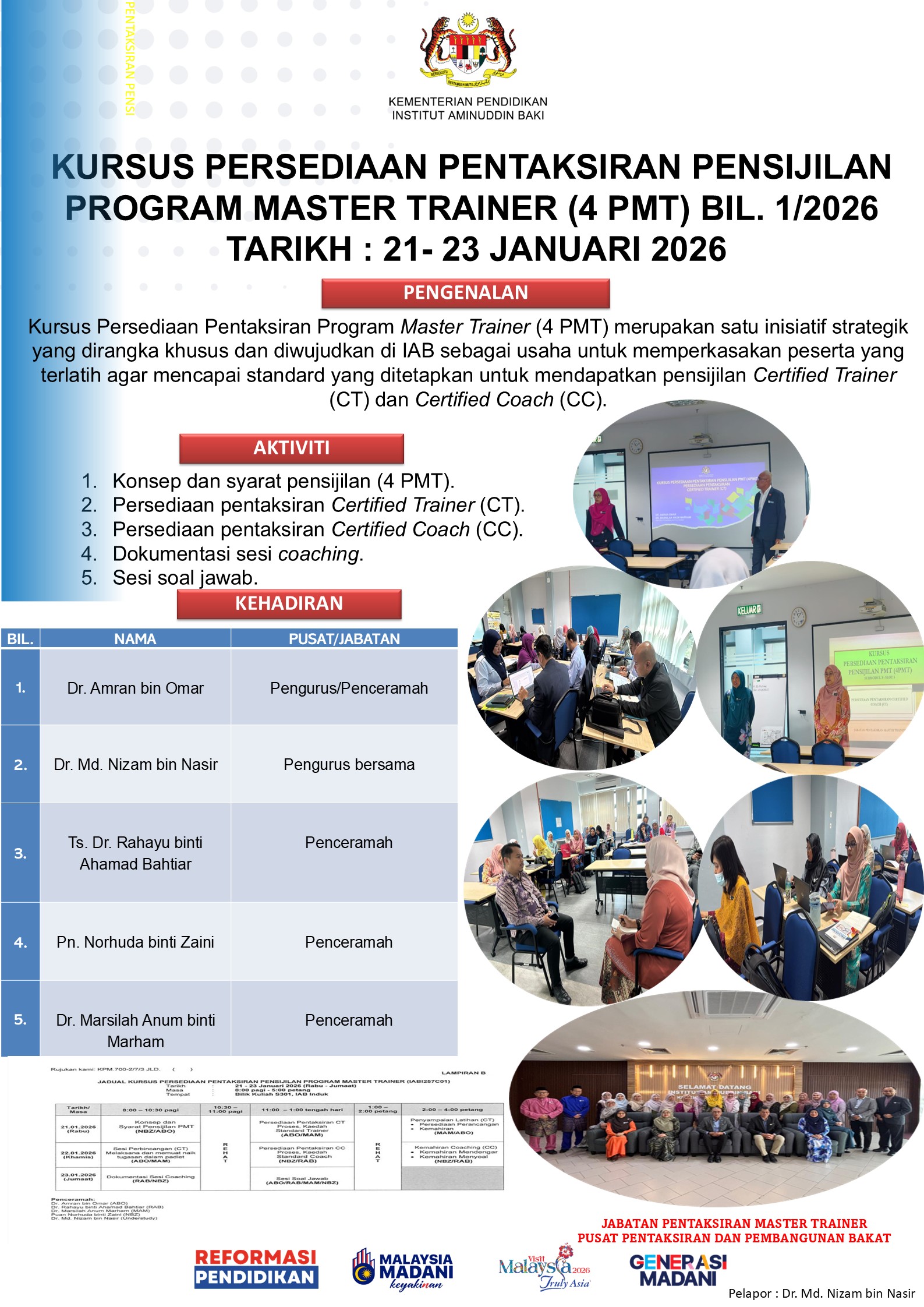 M3 1 Kursus Persediaan Pensijilan 4PMT 21 23 Januari 2026