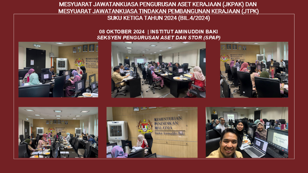 LAPORAN AKTIVITI PEJABAT PENDAFTAR BULAN OKTOBER 2024 NEW