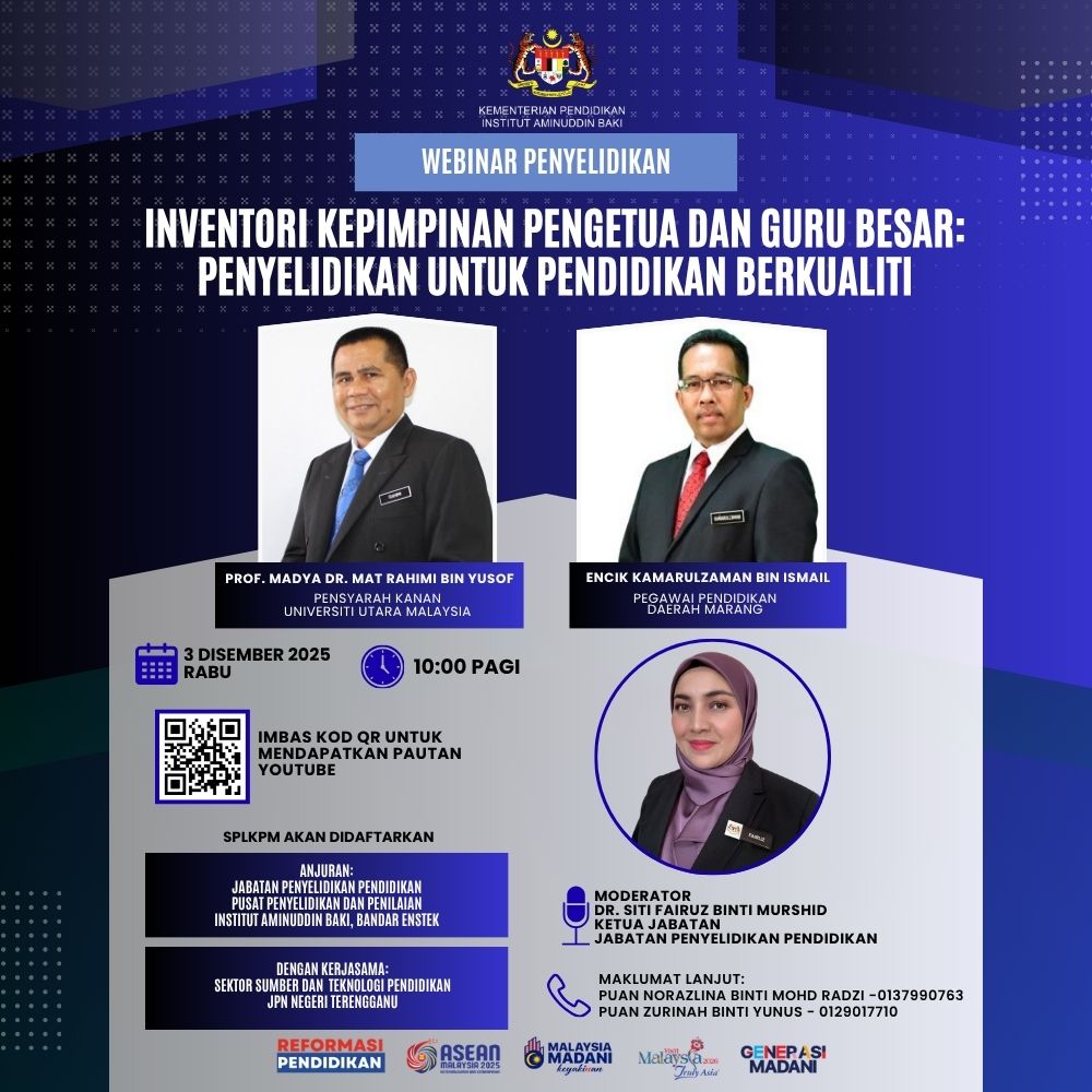 Webinar Penyelidikan Pengurusan dan Kepimpinan