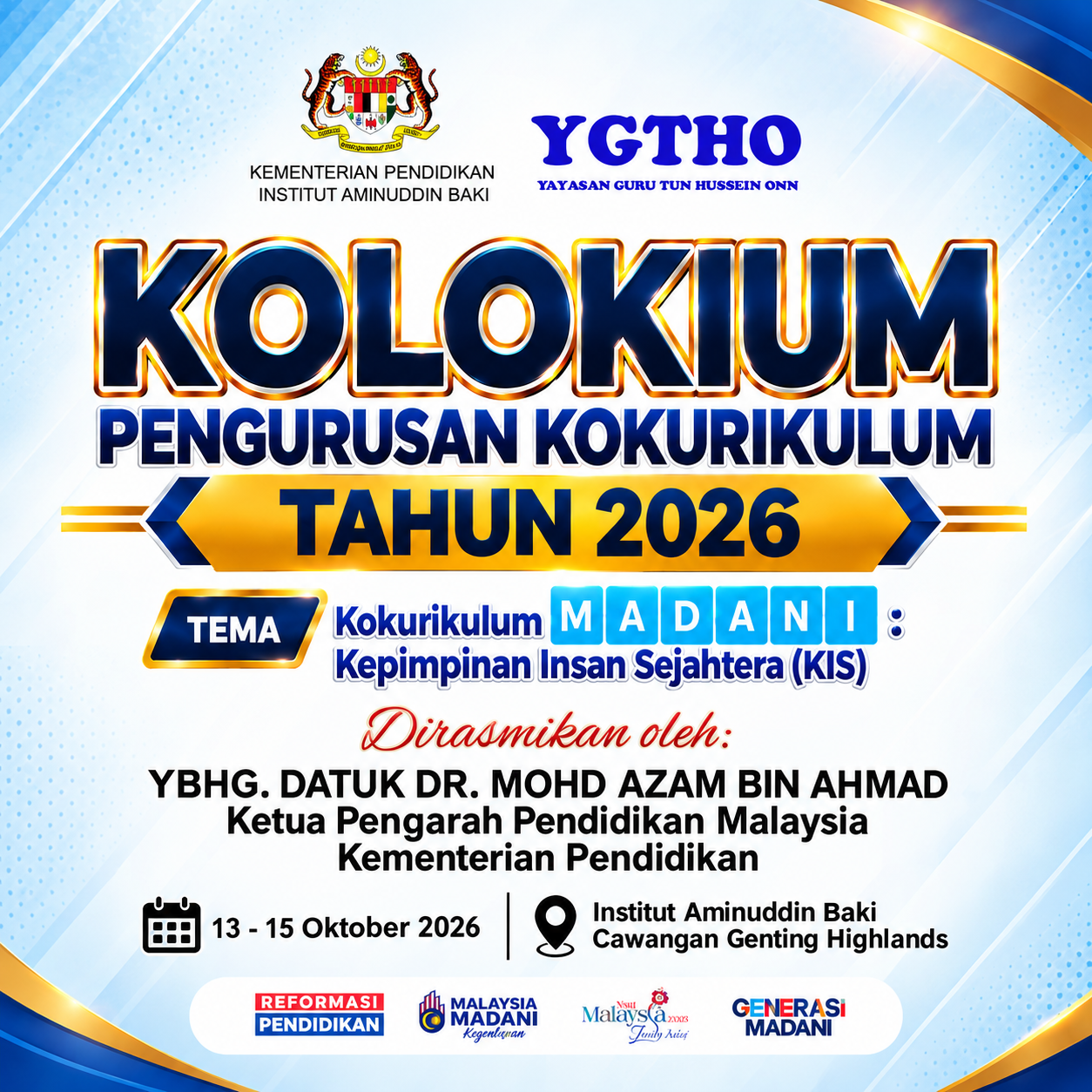 Kolokium Pengurusan Kokurikulum Tahun 2026
