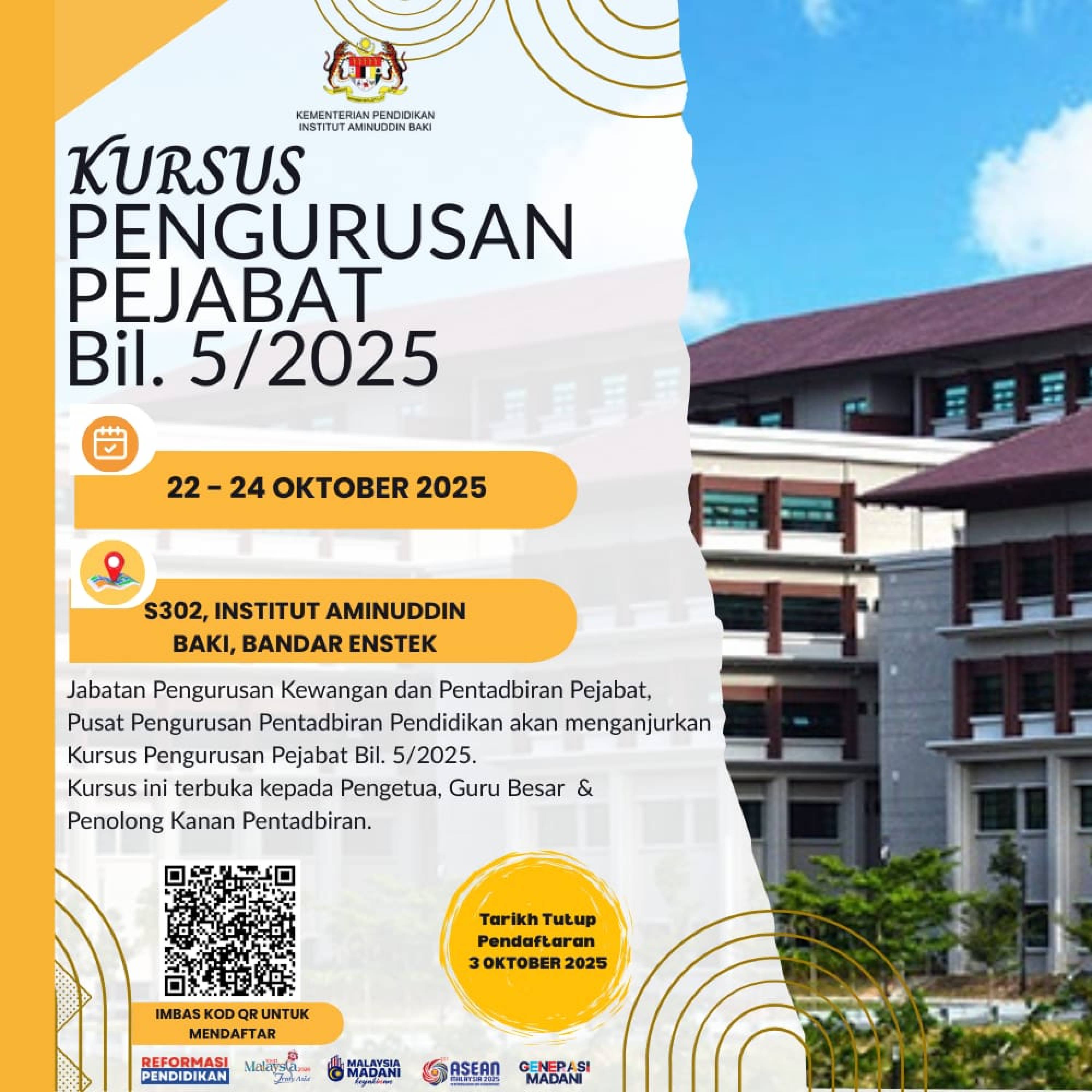 Kursus Pengurusan & Pentadbiran Pejabat ( IABI252E31)