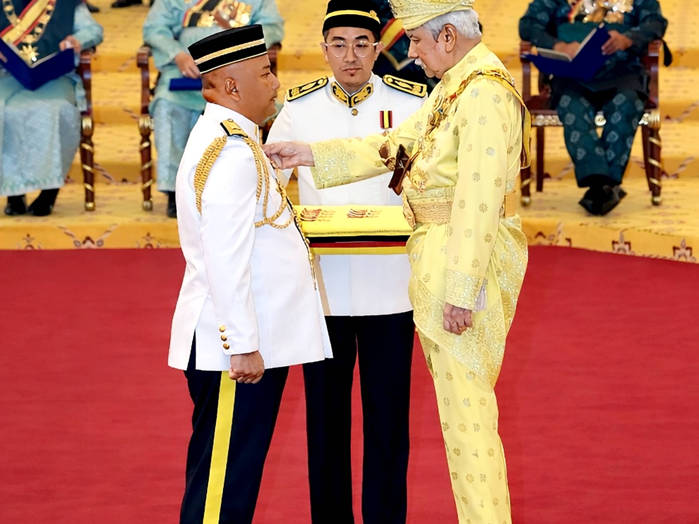Penerimaan Pingat Bagi Istiadat Pengurniaan Darjah Kebesaran, Bintang Dan Pingat Sempena Hari Keputeraan Ke-78 DYMM Yang Di-Pertuan Besar Negeri Sembilan Darul Khusus