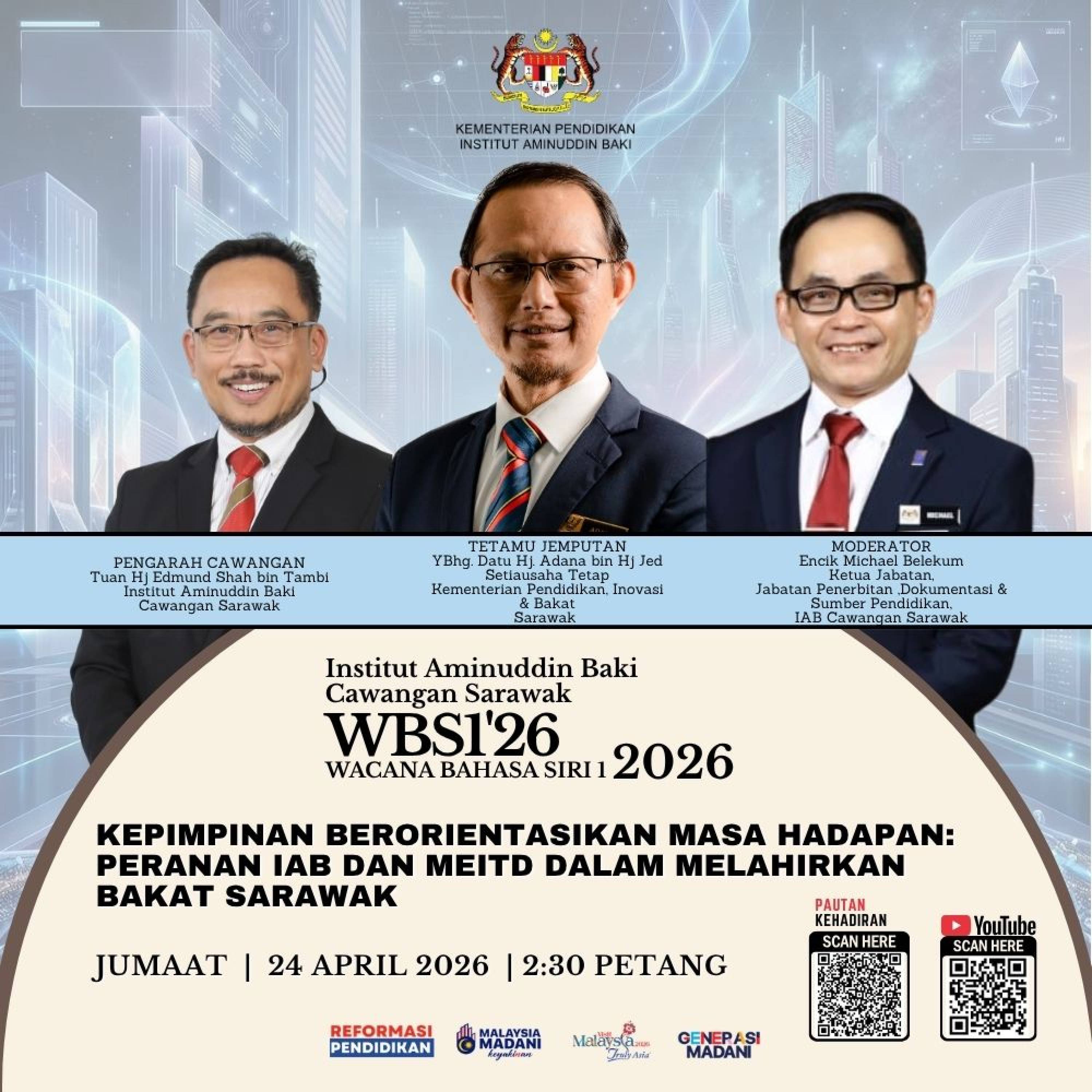 Wacana Bahasa IAB Cawangan Sarawak Siri 1 Tahun 2026